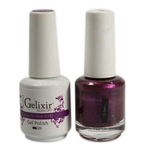 Gelixir - Matching Color Soak Off Gel - 078 Love or Not