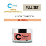 Chisel Nail Art - Dipping Powder - 2oz Ombre Lipstick Collection 12 Colors - $9.00/each - Color #97A-B - #102A-B