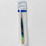 Eyelash Tweezers (Rainbow Straight Edge)