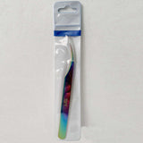 Eyelash Extension Curve Edge - Rainbow Stainless Steel