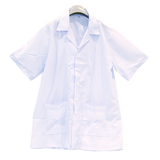 Salon White Uniform Square Pocket