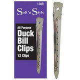 Soft 'n Style - All-Purpose Duck Bill Clips Package (12pcs)