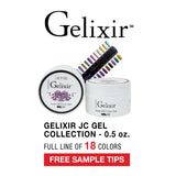 Gelixir Soak Off Color Gel, JC Collection, Full Set of 18 Colors - $5.00/each