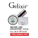 Gelixir Soak Off Color Gel, J Collection, Full Set of 18 Colors - $7.00/each