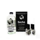 Seche Clear Base Coat Professional Salon Refill Kit 16oz + 4 free 0.5oz