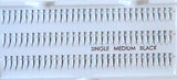 Single Eyelash Black - Size Medium (100pcs)